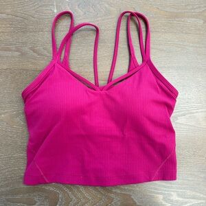 LULULEMON ALIGN STRAPPY RIBBED TANK RIPENED RASPBERRY